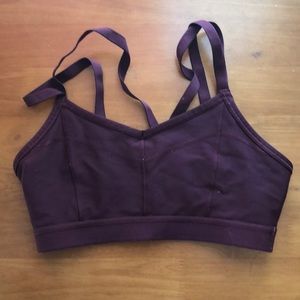 Strappy sports bra